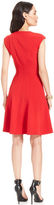 Thumbnail for your product : Maggy London Cap-Sleeve Zip-Front Dress