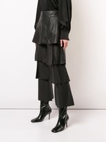 Thumbnail for your product : Osman Layered Leather Trousers