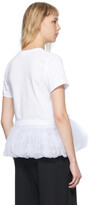 Thumbnail for your product : COMME DES GARÇONS GIRL White Cotton T-Shirt