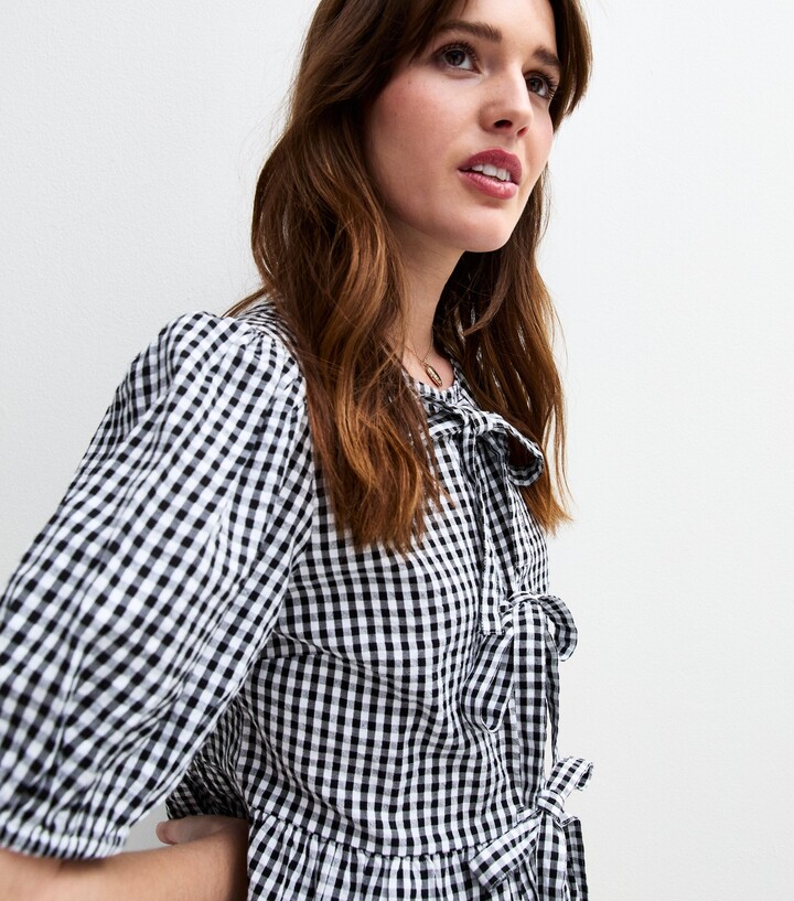 Black Gingham Shirt In Women ShopStyle UK