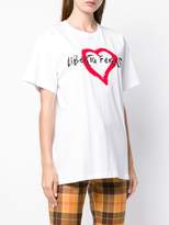 Thumbnail for your product : Alberta Ferretti logo heart T-shirt