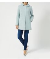 Thumbnail for your product : New Look Mint Green Wool Mix Collared Coat