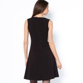 Thumbnail for your product : LES PETITS PRIX Sleeveless Gored Dress with Dotted Tulle Bib Front