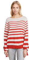Thumbnail for your product : Autumn Cashmere Ombre Stripe Balloon Sleeve Sweater