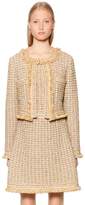 M Missoni Cropped Lurex & Wool Blend Boucle Jacket