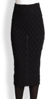Thumbnail for your product : Jean Paul Gaultier Dotted Tulle Pencil Skirt