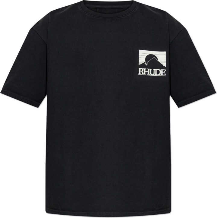Rhude T-shirt With Logo  - Black