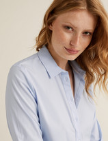 Thumbnail for your product : Marks and Spencer Cotton Slim Fit Long Sleeve Shirt