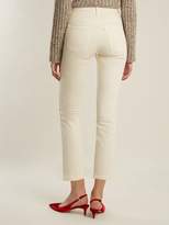 Thumbnail for your product : KHAITE Benny Mid-rise Kick-flare Jeans - Womens - Ivory