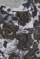 Thumbnail for your product : Michael Van Der Ham Cotton-blend floral-jacquard skinny pants