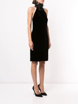 Thumbnail for your product : Ralph Lauren Collection Ruffled Halterneck Dress