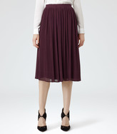 Thumbnail for your product : Helena MICRO-PLEAT MIDI SKIRT