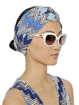 Thumbnail for your product : Missoni Lurex Zigzag Viscose Blend Knit Headband