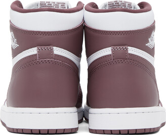 nike jordan purple and white