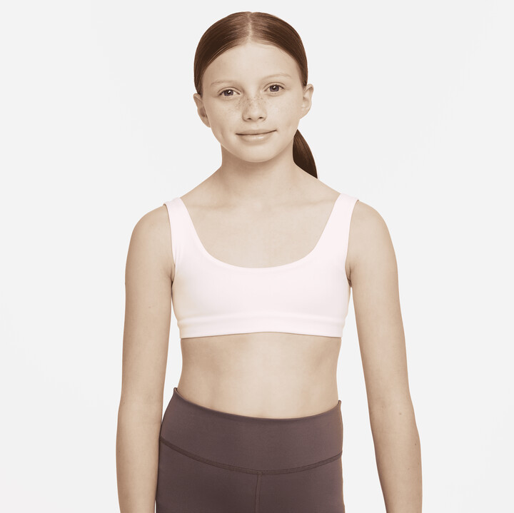 Nike Alate All U Big Kids' (Girls') Dri-FIT Sports Bra in Pink