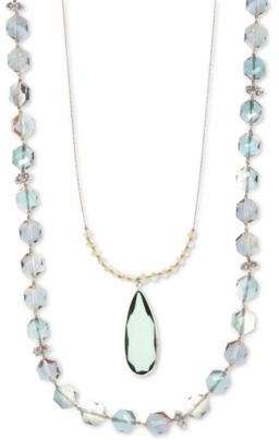 lonna & lilly Silver-Tone 2-in-1 Layer Pendant Necklace