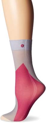 Stance Women's Simmons Graphic Color Block Everyday Crew Sock