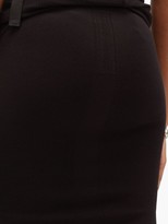 Thumbnail for your product : Rick Owens Easy Side-slit Jersey Mini Skirt - Black