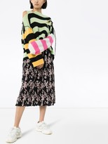 Thumbnail for your product : Paco Rabanne Pleated Floral Midi Skirt