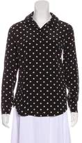 Thumbnail for your product : Equipment Polka Dot Silk Top