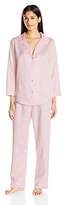 Thumbnail for your product : Oscar de la Renta Women's Classic Printed Matte Satin Pajama Set