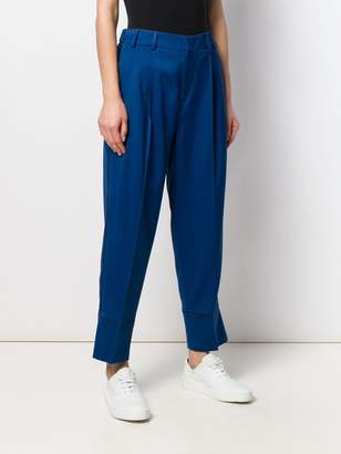 Pt01 drop-crotch slouchy trousers
