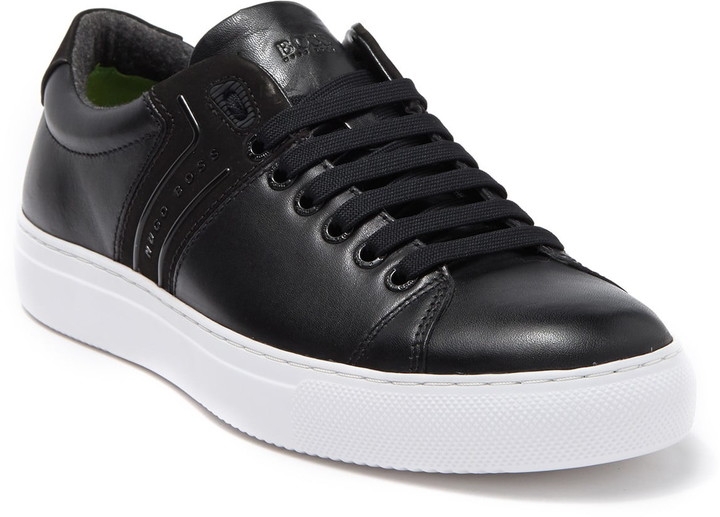 black hugo boss trainers mens