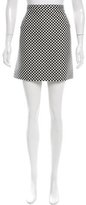 Thumbnail for your product : Michael Kors Checkered Print Mini Skirt
