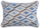 Thumbnail for your product : Jonathan Adler Blue and Grey Bargello Diamonds Pillow