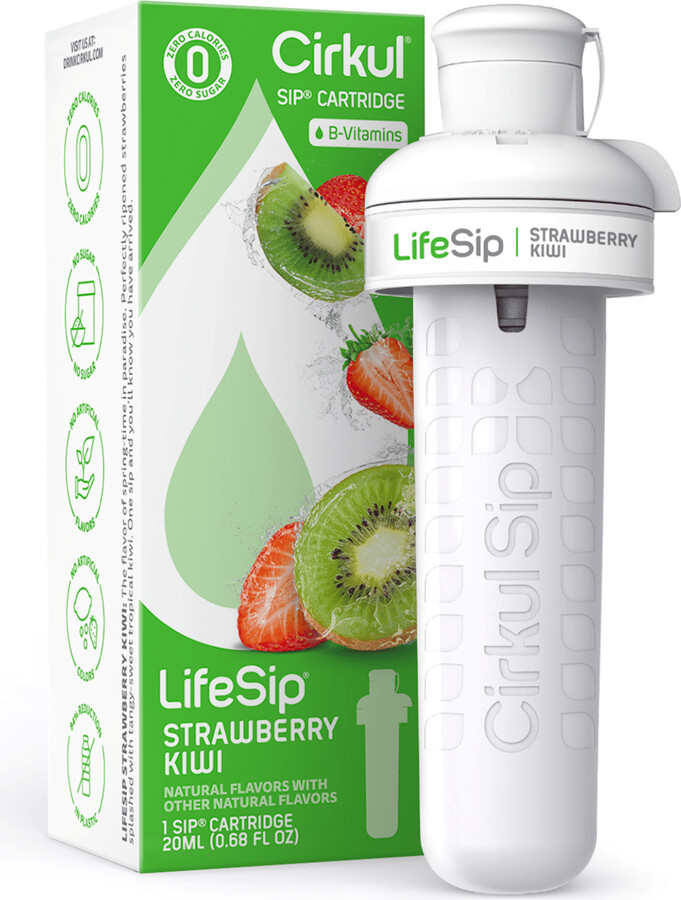 Cirkul LifeSip Strawberry Kiwi Flavor Cartridge, Drink Mix, 1-Pack
