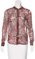 Thumbnail for your product : IRO Printed Button-Up Top