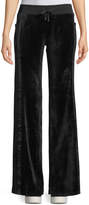 Thumbnail for your product : Velour Wide-Leg Drawstring Track Pants