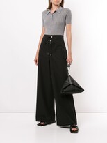 Thumbnail for your product : Dion Lee Ribbed Merino Polo Top