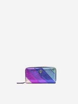 Thumbnail for your product : Kurt Geiger Leather Wallet With Multicolor Striped Pattern