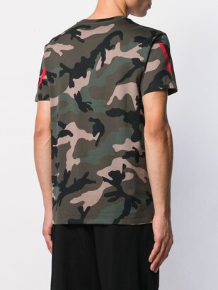 Valentino camouflage logo T-shirt