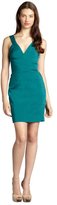 Thumbnail for your product : Vera Wang turquoise stretch ponte structured v-neck sleeveless dress