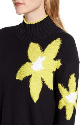 Lou & Grey Floral Turtleneck Sweater