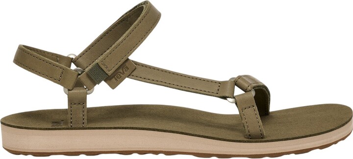 Teva Women's Original Universal Slim Lea Sandals, Size 9, Birch