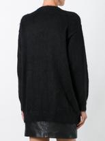 Thumbnail for your product : Saint Laurent star embellished knit jumper
