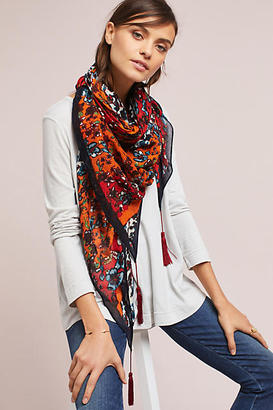 Anthropologie Garden Afternoons Square Scarf