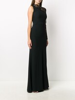 Thumbnail for your product : Alexander McQueen Single Lace Sleeve Evening Dress