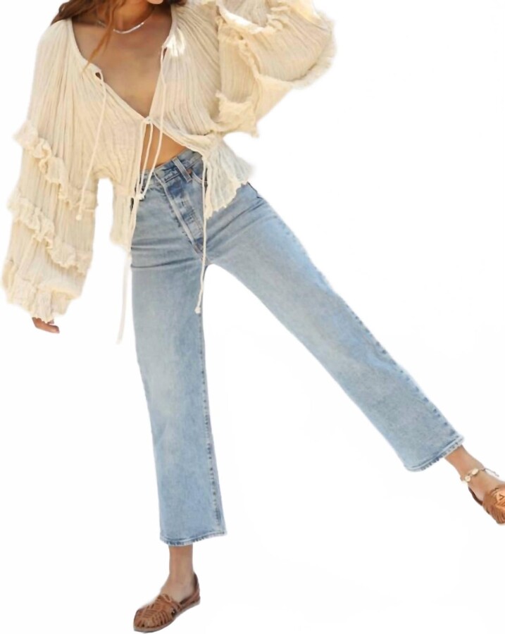 Jens Pirate Booty Women's Dancehall Top In Golden Hour