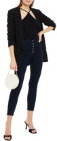 Thumbnail for your product : J Brand Cropped High-rise Skinny Jeans