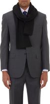 Thumbnail for your product : Barneys New York Men's Rib-Knit Scarf-Black