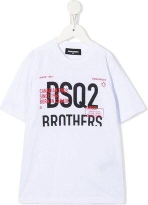 DSQUARED2 Kids logo-print short-sleeved T-shirt