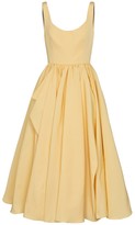 Thumbnail for your product : Alexander McQueen Scoop-neck faille midi dress