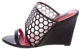 Thumbnail for your product : Charles Jourdan Lennox Leather Wedges