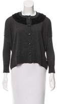 Thumbnail for your product : Piazza Sempione Wool Button-Up Cardigan