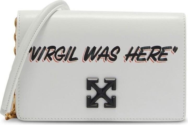 Off-White Jitney 1.4 Virgil Was Here mini bag - ShopStyle