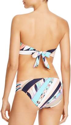 Trina Turk Electric Wave Shirred Bikini Bottom